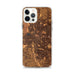 Custom Lincoln Nebraska Map iPhone 12 Pro Max Phone Case in Ember