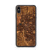 Custom Lincoln Nebraska Map Phone Case in Ember