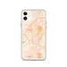Custom Lincoln Nebraska Map Phone Case in Watercolor