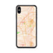 Custom Lincoln Nebraska Map Phone Case in Watercolor