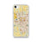 Custom Lincoln Nebraska Map iPhone SE Phone Case in Woodblock