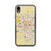 Custom Lincoln Nebraska Map Phone Case in Woodblock