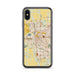 Custom Lincoln Nebraska Map Phone Case in Woodblock