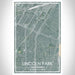 Lincoln Park Michigan Map Print Portrait Orientation in Afternoon Style With Shaded Background
