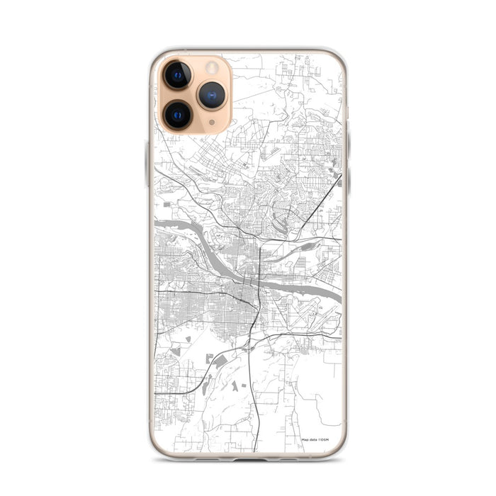 Custom Little Rock Arkansas Map Phone Case in Classic