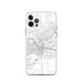 Custom Little Rock Arkansas Map iPhone 12 Pro Phone Case in Classic
