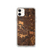 Custom Little Rock Arkansas Map Phone Case in Ember