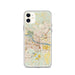 Custom Little Rock Arkansas Map Phone Case in Woodblock