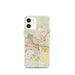 Custom Little Rock Arkansas Map iPhone 12 mini Phone Case in Woodblock