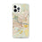 Custom Little Rock Arkansas Map iPhone 12 Pro Max Phone Case in Woodblock