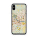 Custom Little Rock Arkansas Map Phone Case in Woodblock