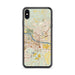 Custom Little Rock Arkansas Map Phone Case in Woodblock