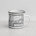 Right View Custom Little Switzerland North Carolina Map Enamel Mug in Classic