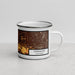Right View Custom Livermore California Map Enamel Mug in Ember