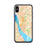 Custom iPhone X/XS Liverpool England Map Phone Case in Watercolor