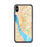 Custom iPhone XS Max Liverpool England Map Phone Case in Watercolor