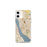 Custom iPhone 12 mini Liverpool England Map Phone Case in Woodblock