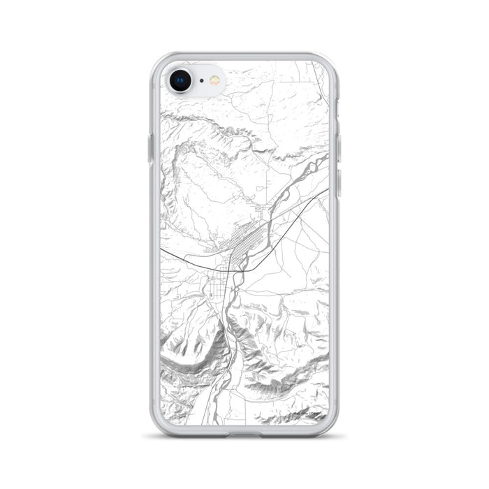 Custom Livingston Montana Map iPhone SE Phone Case in Classic
