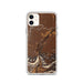 Custom Livingston Montana Map Phone Case in Ember