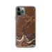 Custom Livingston Montana Map Phone Case in Ember