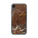 Custom Livingston Montana Map Phone Case in Ember