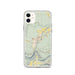 Custom Livingston Montana Map Phone Case in Woodblock