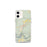 Custom Livingston Montana Map iPhone 12 mini Phone Case in Woodblock