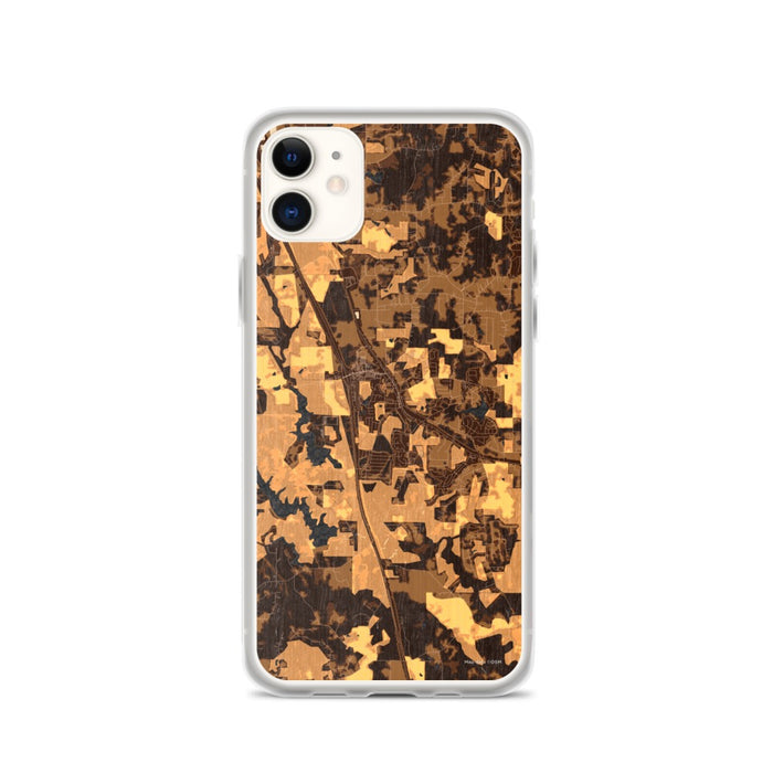 Custom Locust Grove Georgia Map Phone Case in Ember