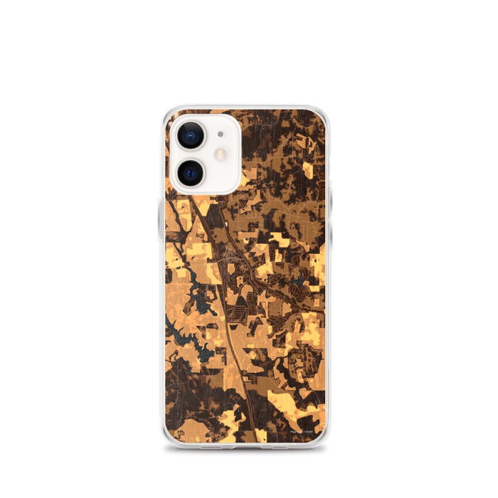 Custom Locust Grove Georgia Map iPhone 12 mini Phone Case in Ember