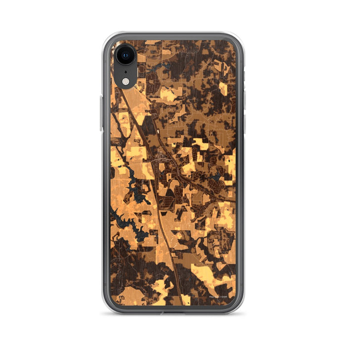 Custom Locust Grove Georgia Map Phone Case in Ember
