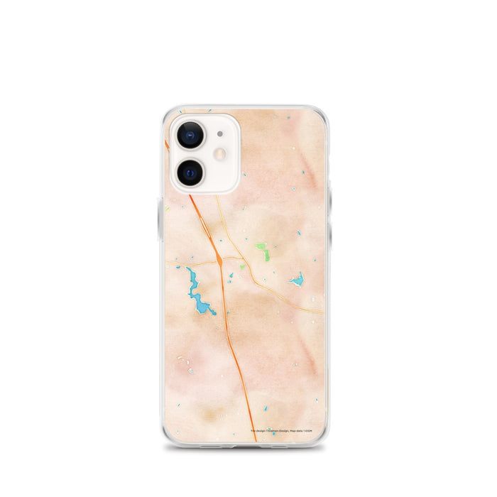 Custom Locust Grove Georgia Map iPhone 12 mini Phone Case in Watercolor