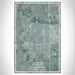 Lodi California Map Print Portrait Orientation in Afternoon Style With Shaded Background