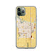 Custom Lodi California Map Phone Case in Woodblock