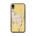 Custom Lodi California Map Phone Case in Woodblock