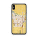 Custom Lodi California Map Phone Case in Woodblock