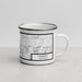 Right View Custom Lompoc California Map Enamel Mug in Classic