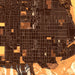 Lompoc California Map Print in Ember Style Zoomed In Close Up Showing Details