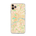 Custom London United Kingdom Map Phone Case in Watercolor