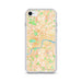 Custom London United Kingdom Map Phone Case in Watercolor