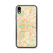 Custom London United Kingdom Map Phone Case in Watercolor