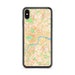Custom London United Kingdom Map Phone Case in Watercolor