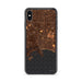Custom Long Beach California Map Phone Case in Ember