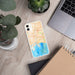Custom Long Beach California Map Phone Case in Watercolor