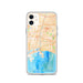 Custom Long Beach California Map Phone Case in Watercolor