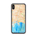 Custom Long Beach California Map Phone Case in Watercolor