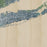 Long Island New York Map Print in Afternoon Style Zoomed In Close Up Showing Details