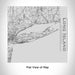 Rendered View of Long Island New York Map Engraving on 17oz Stainless Steel Insulated Tumbler