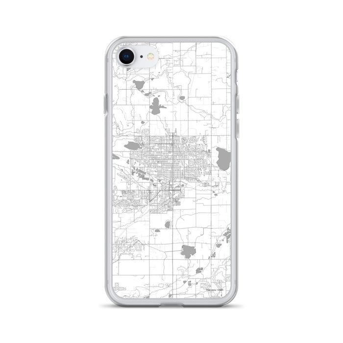 Custom Longmont Colorado Map iPhone SE Phone Case in Classic