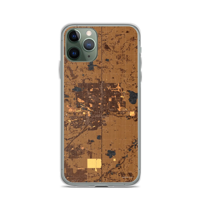 Custom Longmont Colorado Map Phone Case in Ember