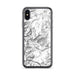 Custom iPhone X/XS Longs Peak Colorado Map Phone Case in Classic